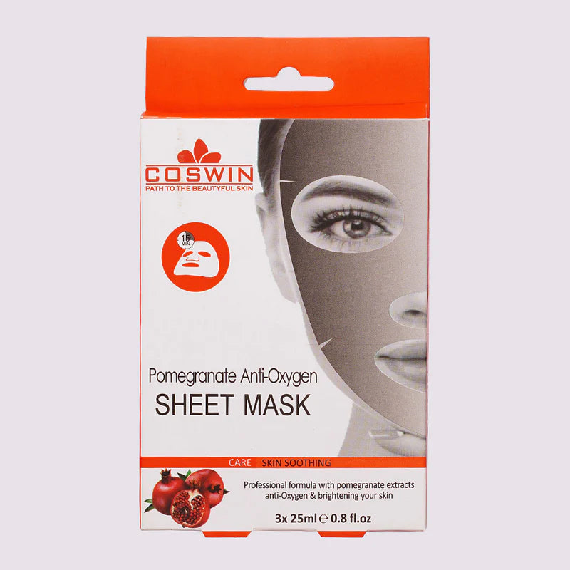 Anti oxygen face sheet mask